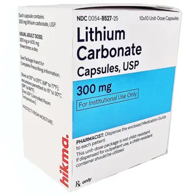 Lithium Carbonate (Lithium) 150 mg — envoi discret, €0.26