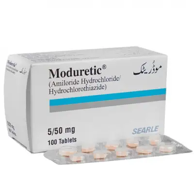 Commander Moduretic 5mg générique — dès €0.58