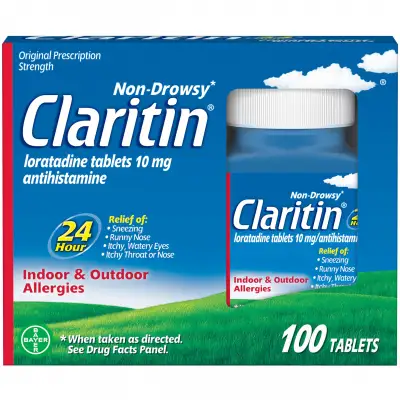 Claritin 10mg générique — prix €0.34 le comprimé