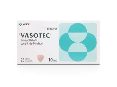 Vasotec 20 mg — choix n°1 des patients — dès €0.19